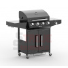 Riwall PRO RGG 41 plynový gril 15 kW se čtyřmi hořáky a bočním vařičem