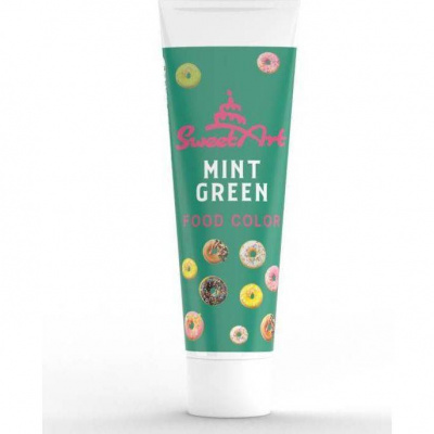 SweetArt gélová farba v tube Mint Green (30 g) - dortis - dortis