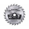 Kotúč pílový s SK plátkami, Ø165x2,8x20mm, 24z, EXTOL PREMIUM
