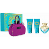 Versace Dylan Turquoise EDT 100 ml + telové mlieko 100 ml + sprchový gél 100 ml + kosmetická taška darčeková sada