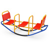 Costway 3 miestna hojdačka Garden Rocker - červeno-modrá