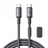 Kábel Joyroom USB typ C - USB typ C 1,2 m sivý