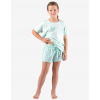 Gina Dievčenské pyžamo krátke 29008P aqua akvamarín 152/158