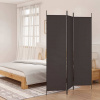 zahrada-XL vidaXL 3-panelový paraván hnedý 150x200 cm látkový 350179