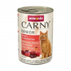 ANM ANIMONDA Carny Senior Beef and turkey hearts - mokré krmivo pre mačky - 400g