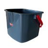 Antracitové plastové vedro 15,5 l BRANQ