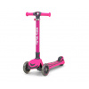 Detská trojkolesová kolobežka BOOGIE Scooter LED - ružová