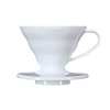 kávový dripper HARIO V 60 - 01 plast biely