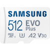 Samsung MicroSDXC 512 GB EVO Plus 2024 + SD adaptér MB-MC512SA/EU
