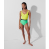 PLAVKY KARL LAGERFELD COLOUR BLOCK SWIMSUIT LIMONATA/SUMMER GREEN
