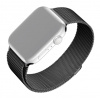 Sieťovaný nerezový remienok FIXED Mesh Strap pre Apple Watch 42/44/45/46/49mm, čierny