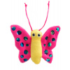 Magic Cat hračka motýl plyš s catnipom mix 13cm