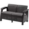 Záhradná pohovka CORFU LOVE SEAT Allibert