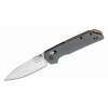 Vega Kershaw K-2038 IRIDIUM vreckový nôž 8,6 cm, Satin/Stonewash, čierna, bronzová, hliník