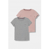 Tommy Hilfiger basic tričko detské bavlnené 2-pak UG0UG00307.PPY2 ružová 128-140