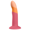 ROMP Dizi flexible silicone dildo pink-orange