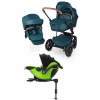 Easywalker Harvey5 Premium Air 3v1 Jade Green Hlboká vanička Kiddy Evoluna i-Size 2 Základňa k autosedačke