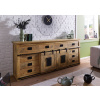 Bighome - Príborník Mango 220x45x90 prírodný lak IRON