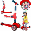 DETSKÁ TROJKOLESOVÁ KOLOBEŽKA BALANČNÁ ODRÁŽADLO SO SEDADLOM A LED KOLESAMI