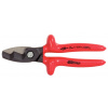 Kliešte na káble KS Tools, dvojrezné, 1000 V, 200 mm, izolované
