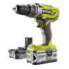 Ryobi R18PD3-242S 18V aku príklepová vŕtačka (4.0Ah a 2.0Ah)