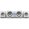 C-TECH reproduktory SPK-16, 2.2, 16W, RGB podsvícení, 3,5mm jack, USB napájení, bílé SPK-16WH
