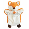 Plyšová líška na bábkové divadlo Fox Hand Puppet Doudou et Compagnie oranžová 25 cm od 0 mes DC3616