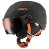 uvex junior visor pro black-orange mat