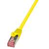 LOGILINK CQ2027S LOGILINK - Patch kábel Cat.6 S/FTP PIMF PrimeLine 0,5m žltý