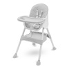 BABY MIX Jedálenská stolička Nora dusty grey 51x43x27 sivá