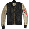 ALPHA INDUSTRIES Bunda MA-1 Blend - čierna (156106/03) Veľkosť: L/Regular