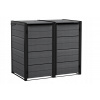 Zostava na odpadkové koše Hide Away Grey 2 x 240L Keter