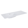 Lotosan MAYLA nábytkové umývadlo asymetrické, ľavé 120 cm 120,8 x 1,8 x 46 cm biela LK6038