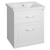 Aqualine FAVOLO umývadlová skrinka 61,5x72,5x44cm, biela mat FV265