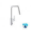 Grohe QuickFix Start - Elektronická drezová batéria s výsuvnou spŕškou, batériové napájanie, chróm 1012430000