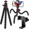 STATÍV NA FOTOGRAFIE + DRŽIAK NA TELEFÓN FOTOAPARÁT 1/4 MINI TRIPOD OHYBNÝ TROJNOŽKOVÝ