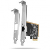 Sieťová karta Axagon PCEE-GRF, PCIe sieťová karta - 1x Gigabit Ethernet port (PCEE-GRF) strieborná