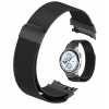 ČIERNY OCEĽOVÝ MAGNETICKÝ PÁSIK MESH MILANESE 22 MM PRE ONEPLUS WATCH 2 3