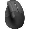 Logitech Lift Vertical Ergonomic Mouse - Graphite Vertikální myš, optická, 6 tlačítek, bezdrátová, Bluetooth