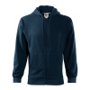 MALFINI Mikina Trendy Zipper 410 na zip, pánská MAL-4100213 S Modrá námořní