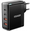 Essager Multi Charge 100W, 2xUSB-C + 2xUSB-A ECT2CA-QYB01-Z