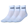 Eigo cyklistické ponožky Coolmax biele, balenie po 3 pároch, Varianta S (UK 2,5-5 EU 35-38) SCK0086