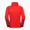 Pánska mikina Mammut Taiss ML Hooded mammut red/dark mammut