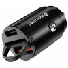 Swissten CL adaptér Power Delivery USB-C + Super Charge 3.0 30W nano čierny