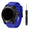 eses Silikónový remienok pre Garmin EasyFit/QuickFit 20 mm Farba: modrá
