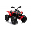 BENEO Elektrická štvorkolka Can-am Renegade, červená, jednomiestna, odpružená predná a zadná náprava CAN_AM_QUAD_RED