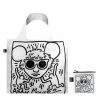 LOQI Nákupná taška Museum, Haring - Andy Mouse UNI