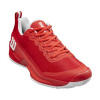 Pánské tenisové boty WILSON RUSH PRO 4.5 CLAY Rd/Rd/W WRS333670 2025 velikost UK 12,5