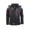 GEOGRAPHICAL NORWAY bunda pánska TECHNO softshell S Černá