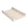 KikkaBoo Prebaľovacia podložka 50x70 cm Secret Garden Beige